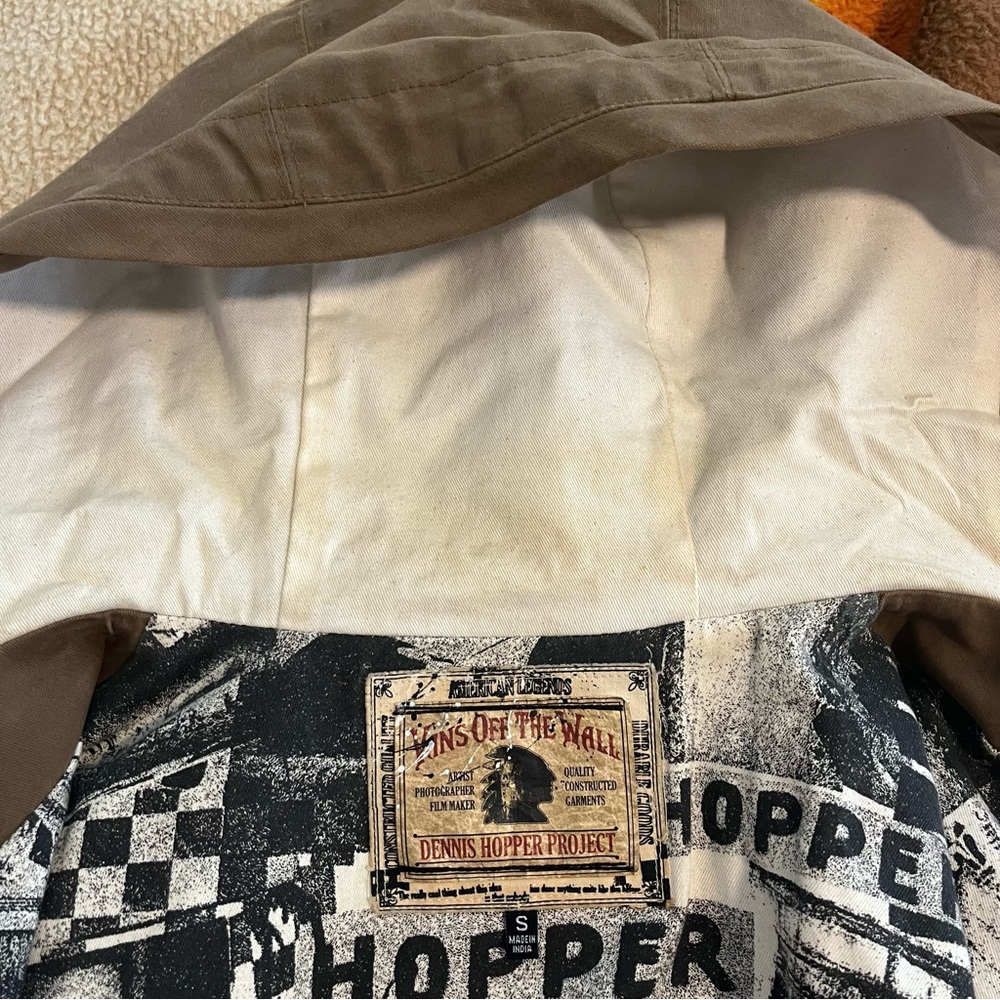 Vans X Dennis Hopper Collection Morocco Military Jacket dark khaki color - Picture 9 of 11